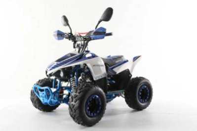Квадроцикл детский Motax (Мотакс) ATV Mikro 110 белый/синий (машинокомплект) Квадроцикл детский Motax (Мотакс) ATV Mikro 110 белый/синий (машинокомплект)