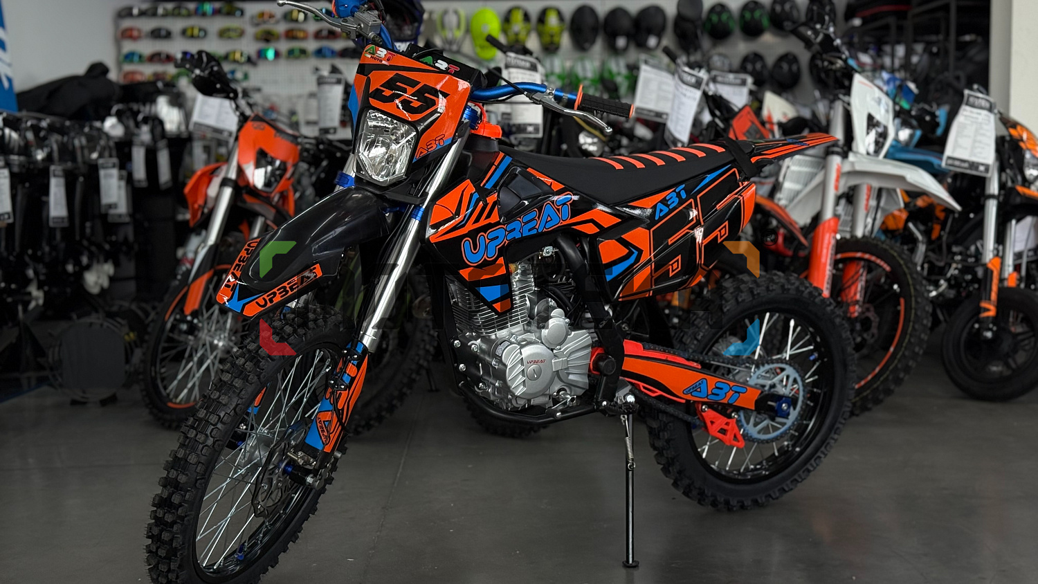 Техника в наличии! Мотоцикл кроссовый / эндуро Upbeat (Апбит) CB300/DB300 лимонный зелёный Техника в наличии! Мотоцикл кроссовый / эндуро Upbeat (Апбит) CB300/DB300 лимонный зелёный